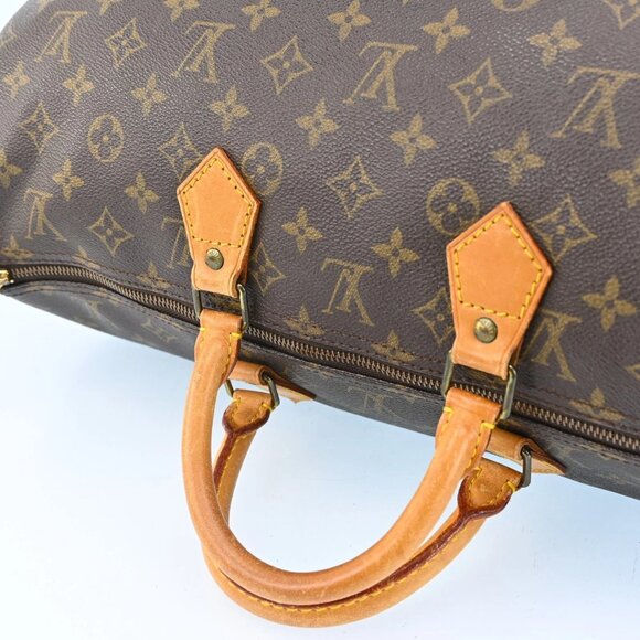 AUTHENTIC LOUIS VUITTON Monogram Speedy 40 Hand Bag bsj630-112925 - Picture 8 of 16